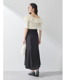 earth music&ecology デコルテチュールニットプルオーバー