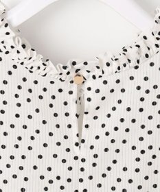 ANY SIS 【洗える】シアーストライプ ブラウス