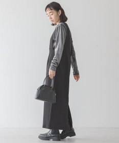 AMERICAN HOLIC ベロアクルーネックカットプルオーバー