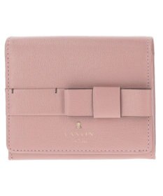 LANVIN en Bleu シャリテ 内BOX二つ折り財布