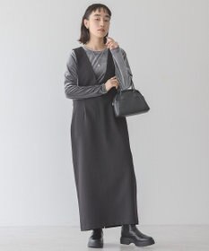 AMERICAN HOLIC ベロアクルーネックカットプルオーバー