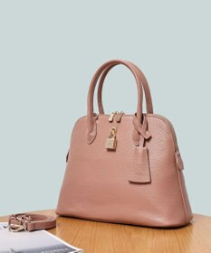 style code 【PADMA/パドマ】 キーチャーム付 本革ハンドバッグ