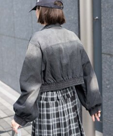 WEGO ヴィンテージウォッシュバイカージャケット