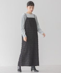 AMERICAN HOLIC ベロアクルーネックカットプルオーバー