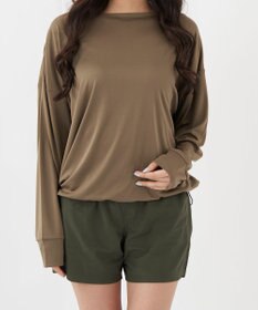 OP／FILA 【Ocean Pacific】ドロスコード付き長袖ラッシュガード　上下2点セット