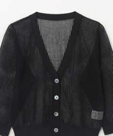 GRACE CONTINENTAL メッシュニットカーディガン