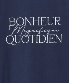 Green Parks フレンチスリーブ筆記体ロゴチュニック