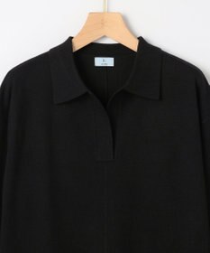 組曲 【加藤ローサさん着用】スキッパーニット ワンピース