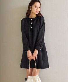 Feroux ツイードミディ ワンピース