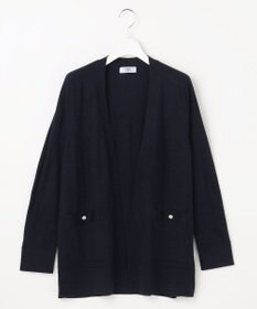 J.PRESS LADIES L KNIT BASIC ロング カーディガン