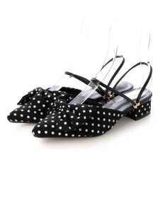 MODE ET JACOMO <noyau>2WAYリボンストラップミュールパンプス