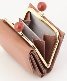 UNBILLION perche アクリル玉三つ折りミニサイフ