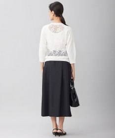 自由区 S 【洗える】レースコンビニット プルオーバー