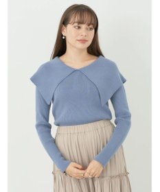 earth music&ecology ＢＩＧカラーニットプルオーバー