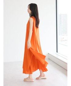 CRAFT STANDARD BOUTIQUE インド綿混フレアワンピース