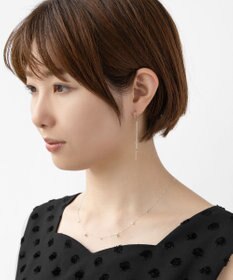 TOCCA 【WEB限定】SEEDS PIERCED EARRINGS K10ホワイトゴールドピアス