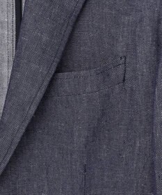 JOSEPH ABBOUD 【JAPANファブリック/セットアップ/清涼】LINEN DENIM ジャケット