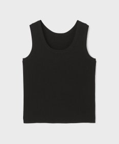 GRACE CONTINENTAL Uネックリブニットトップ