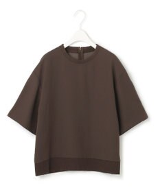 ICB 【新色追加・洗える】 FluidBackSatin Tブラウス