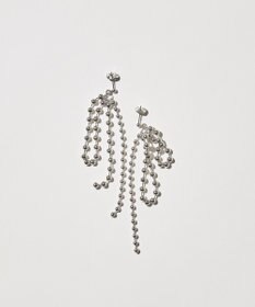 AMERICAN HOLIC ボールチェーンリボンピアス