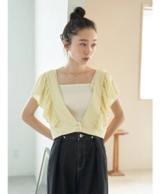 earth music&ecology ＳＥＴ２点　フリルショルダーツーピースワンピース