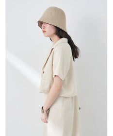 earth music&ecology リサイクルポリエステルブレンドショートシャツ