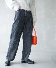 WEGO ルーズストレートデニムパンツ