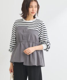 Green Parks ナイロンドッキングドロストプルオーバー