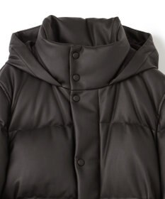 JOSEPH HOMME シンセティックレザー　ダウンコート