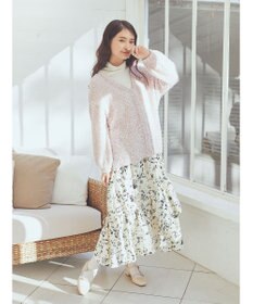 earth music&ecology ぽこぽこヤーンカーディガン