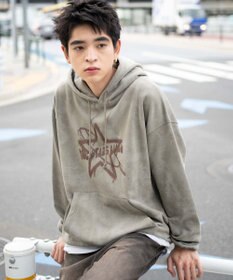 WEGO 【ユニセックス着用ITEM】スノーダイグラフィックビッグパーカー