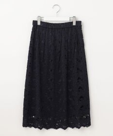 自由区 【セットアップ対応・洗える・XSサイズあり】レースコンビ スカート