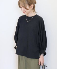 AMERICAN HOLIC ドルマンギャザースリーブカットプルオーバー