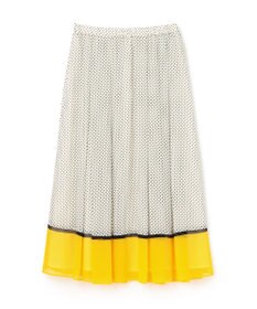 GRACE CONTINENTAL ドットBOXタックスカート