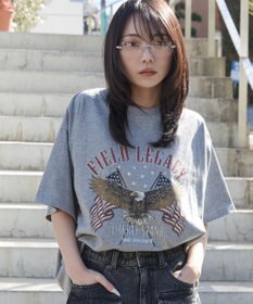 WEGO ヴィンテージウォッシュグラフィックBIGT