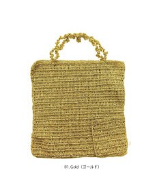 ROOTOTE 1091【手編みカゴバッグ風】SC.トール.クロッシュメタリック-A