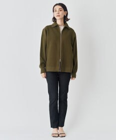 UNFILO MENS 【男女兼用/新色追加】スウェットライク ジップ タートルネックニット [24年秋冬商品]