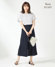 ANY SIS 【美人百花7月号掲載】エアリー ワイドクロップド パンツ