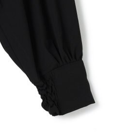 UNFILO ドレープサテンブラウス