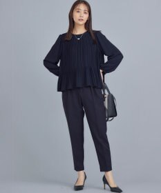 組曲 ライトダブルクロス テーパードパンツ