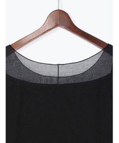 Te chichi 【接触冷感】シアー切替スクエアネックタンクトップ