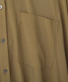 YECCA VECCA リブMIXシアーオーバーシャツ