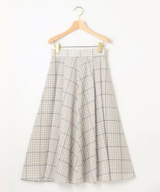 組曲 【洗える】シアーチェック スカート