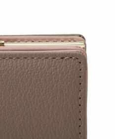 TOPKAPI 【TOPKAPI】シュリンクレザー パール がま口 二つ折り 財布