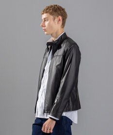 LEON 2月号掲載】ライトラムナッパレザー シングルライダース / JOSEPH