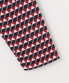 23区GOLF 【MEN】フラッグ総柄長袖ポロシャツ