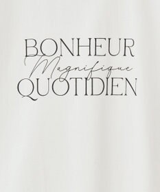 Green Parks フレンチスリーブ筆記体ロゴチュニック