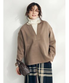 CRAFT STANDARD BOUTIQUE ニットフリースキーネックプルオーバー