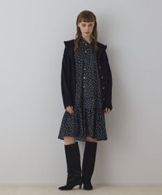 GRACE CONTINENTAL ウールフードニットカーディガン