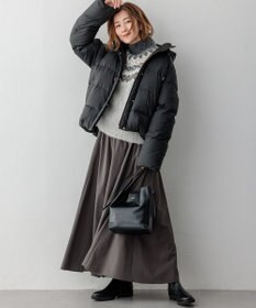 23区 L シャギージャガード タートルネック ニット